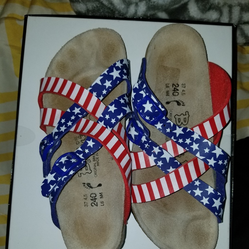 American flag birkenstock